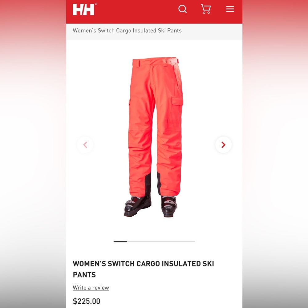 HELLY HANSEN SNOWPANTS